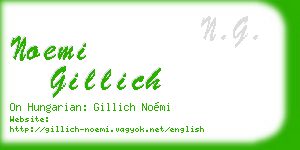 noemi gillich business card